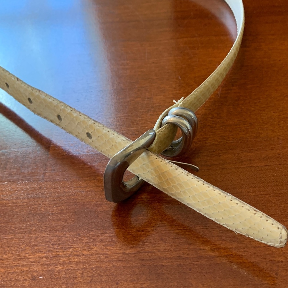 Women's Snakeskin Belt
